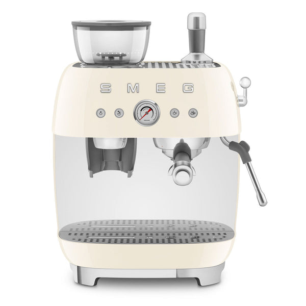 SMEG Manual Espresso Machine, Cream #EGF03CREU