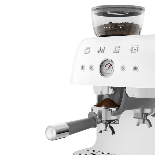  SMEG Manual Espresso Machine, White #EGF03WHEU