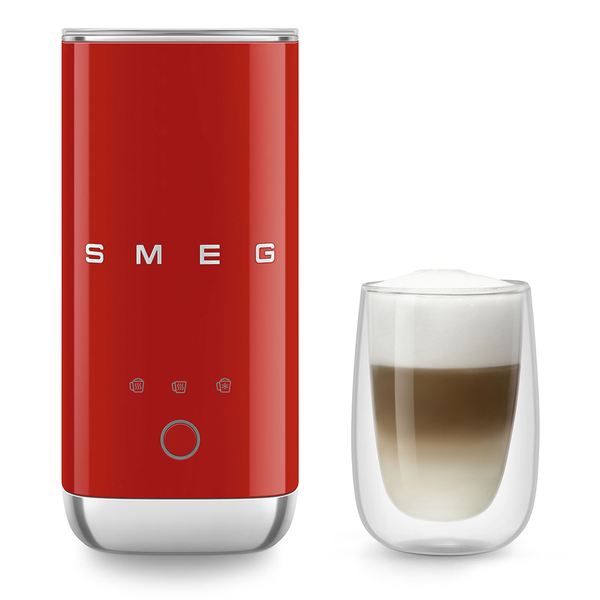 SMEG Milk Frother, Red #MFF02RDUS
