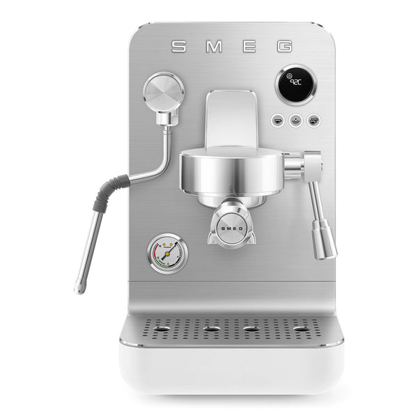 Smeg Minipro Espresso Machine, Matte White #EMC02WHMUS