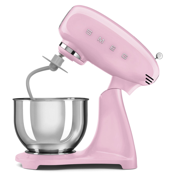 Smeg Tilting Stand Mixer, Pastel Pink #SMF05PKUS