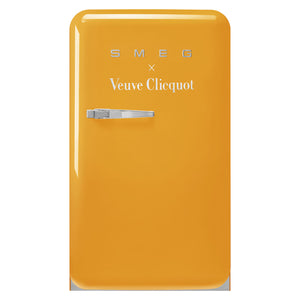 SMEG x Veuve Clicquot Retro Right Hand Mini Fridge, Special Edition #FAB10URDYVC3 (Ships in 3-7 business days)