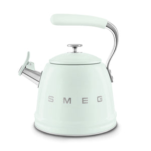 Smeg Retro Style Whistling Kettle 2.3L, Pastel Green