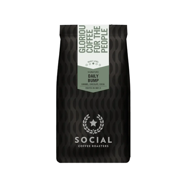 Social Daily Bump Whole Bean Espresso Blend, 12oz.