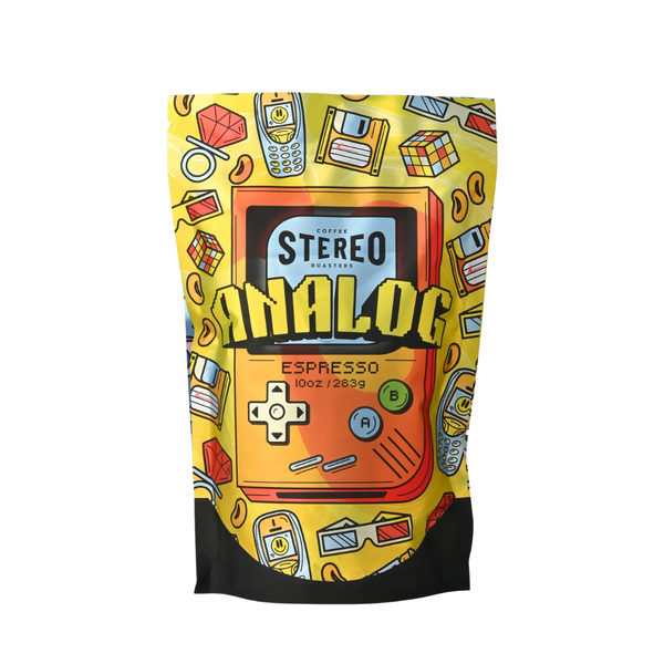 Stereo Coffee Roasters Whole Bean Coffee Analog Espresso, 10oz