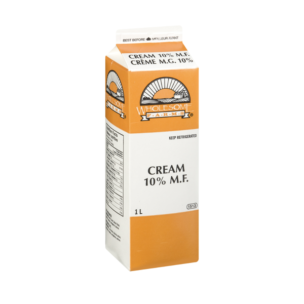 Sysco Wholesome Farms 10% Cream, 1L *Local Offices Only*