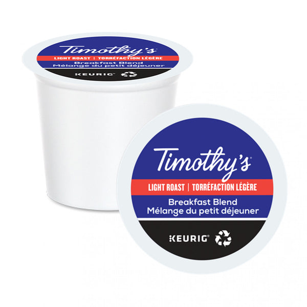 Timothy's Breakfast Blend K-Cup® Pods 100 Pack