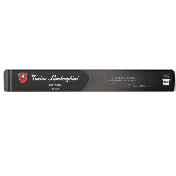 Tonino Lamborghini Black Blend Medium Roast Nespresso® Compatible Capsules, 10 Pack