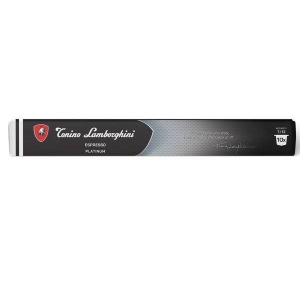 Tonino Lamborghini Platinum Blend Dark Roast Nespresso® Compatible Capsules, 10 Pack