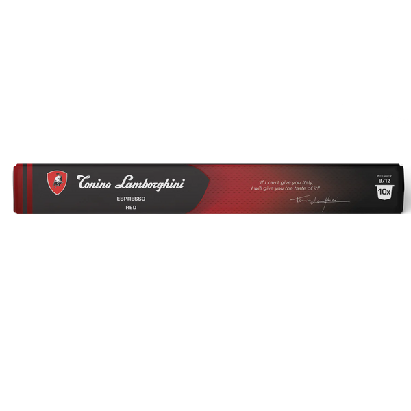 Tonino Lamborghini Red Blend Dark Roast Nespresso® Compatible Capsules, 10 Pack