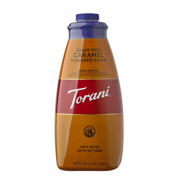 Sauce caramel sans sucre Torani, 64 oz.