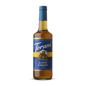 Torani Sugar Free Classic Caramel Syrup, 750ml