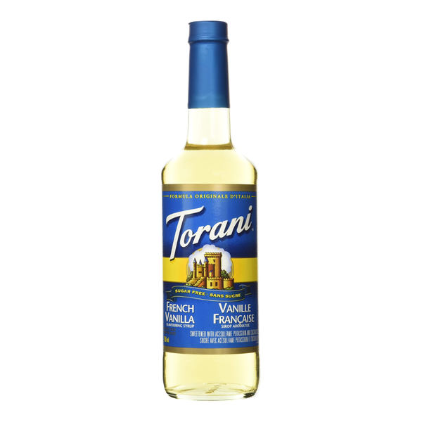 Torani Sugar Free French Vanilla Syrup, 750ml