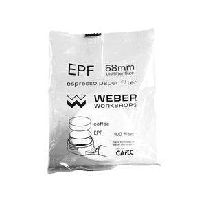 Weber Works Espresso Paper Filter 100 Pack, 58mm