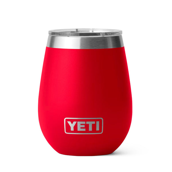 YETI Rambler 10 oz. Wine Tumbler with Magslider Lid, Rescue Red