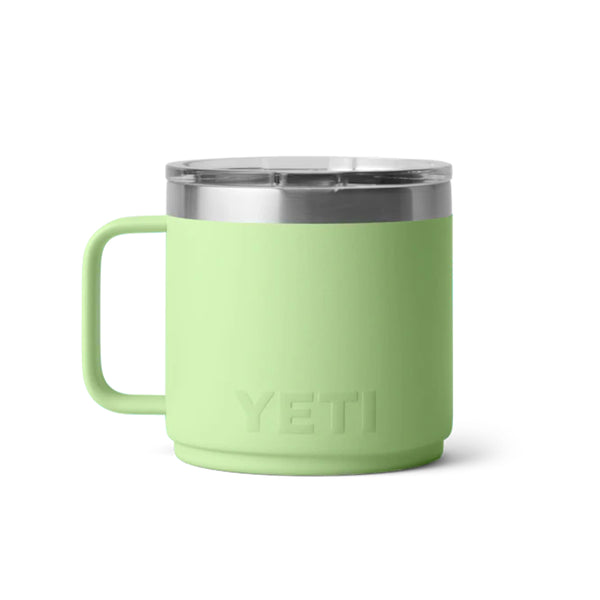 YETI Rambler 14 oz. Stackable Mug with MagSlider Lid, Key Lime