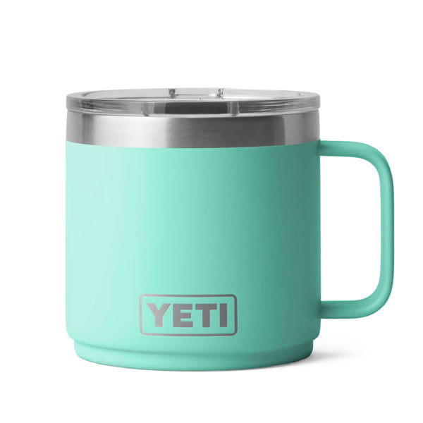 YETI Rambler 14 oz. Stackable Mug with MagSlider Lid, Seafoam