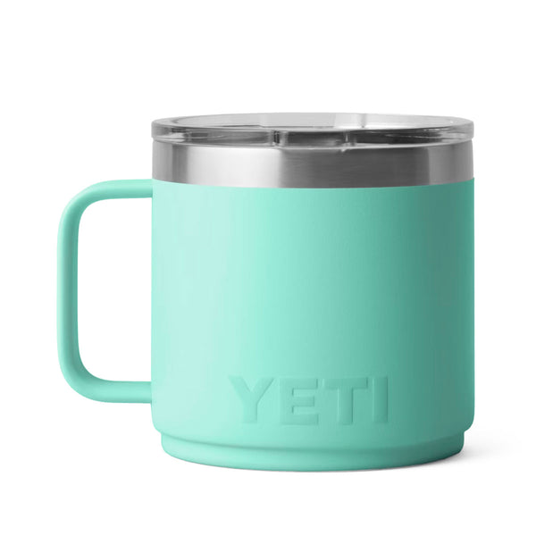 YETI Rambler 14 oz. Stackable Mug with MagSlider Lid, Seafoam