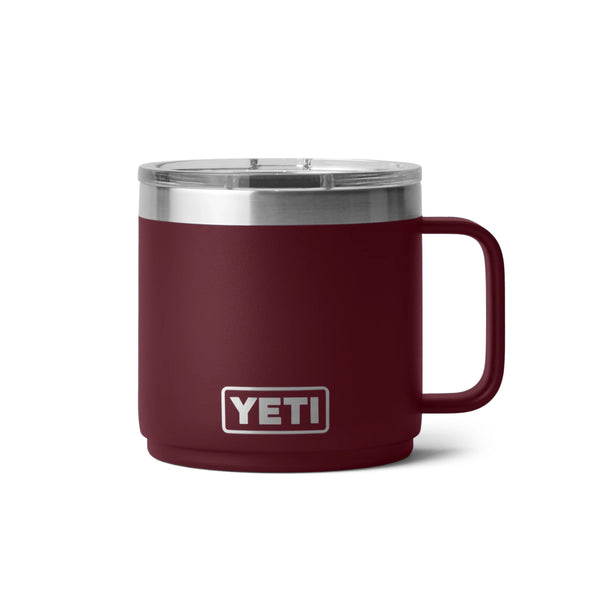 YETI Rambler 14 oz. Stackable Mug with MagSlider Lid, Wild Vine Red