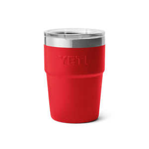YETI Rambler 16 oz. Stackable Pint Cup with Magslider Lid, Rescue Red