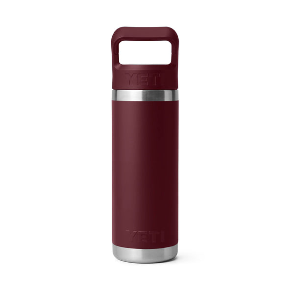 YETI Rambler 18 oz. Bottle With Straw Cap, Wild Vine Red