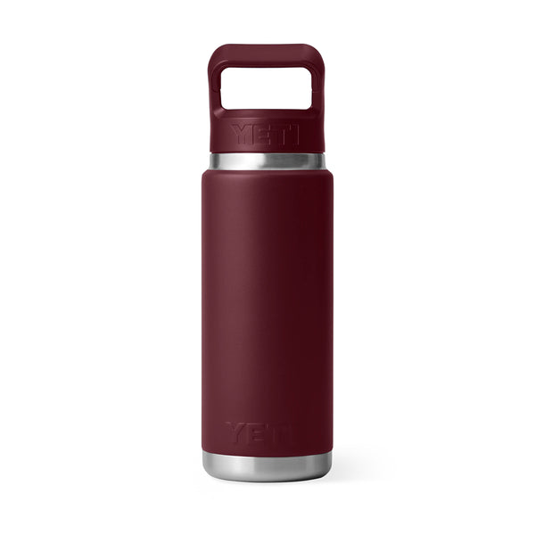 YETI Rambler 26 oz. Bottle With Straw Cap, Wild Vine Red