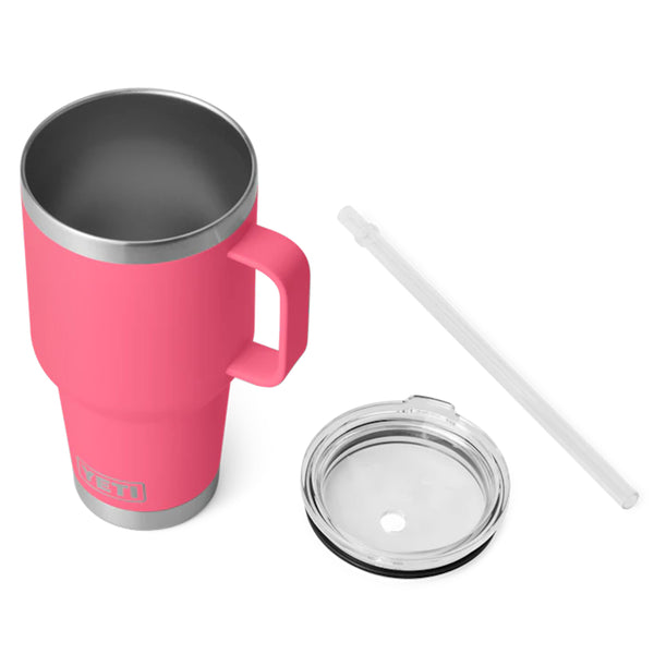 YETI Rambler 35 oz. Mug With Straw Lid, Tropical Pink