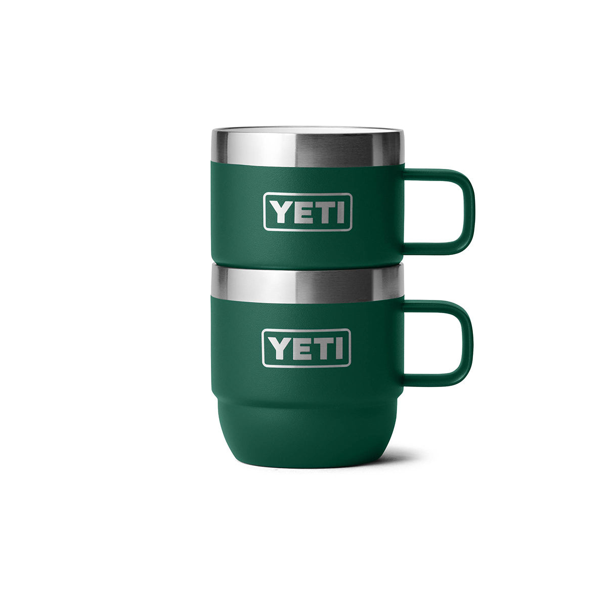 YETI Rambler Espresso Cups Set of 2, Black Forest Green