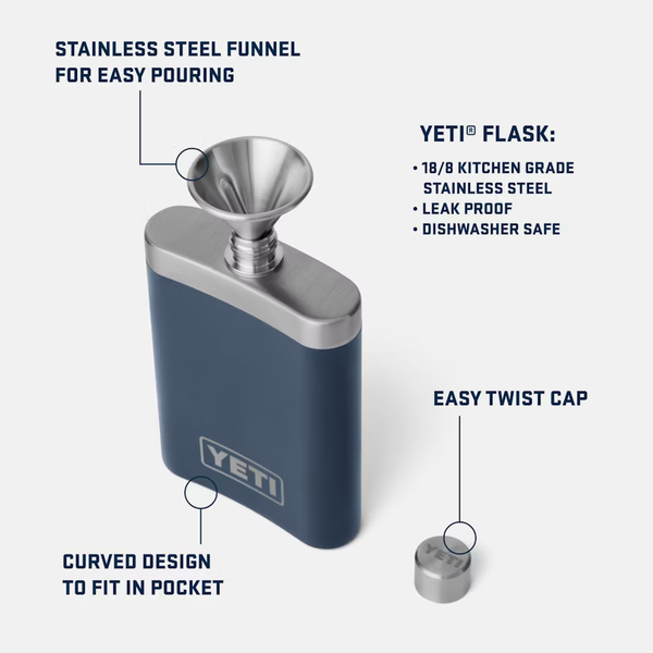 YETI Flask 236ml, Navy