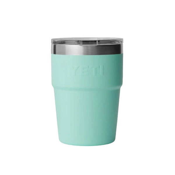 YETI Rambler 16 oz. Stackable Pint Cup with Magslider Lid, Seafoam