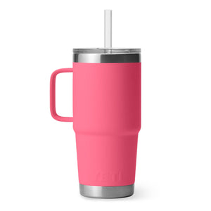 YETI Rambler 25 oz. Mug With Straw Lid, Tropical Pink
