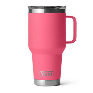 YETI Rambler 30 oz. Travel Mug with Handle, Tropical Pink
