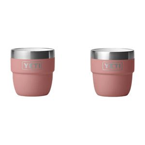 YETI Rambler 4 oz. Espresso Cups Set of 2, Sandstone Pink