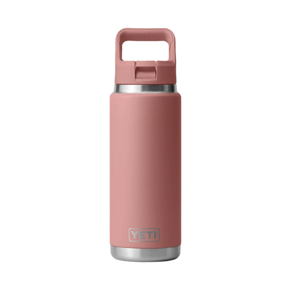 YETI Rambler 26 oz. Bottle With Straw Cap, Sandstone Pink