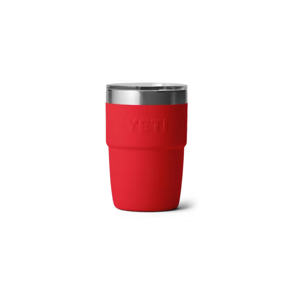 YETI Rambler 8 oz Ceramic Lined Stackable Cup, Rescue Red