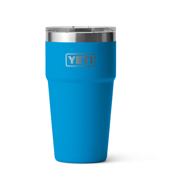 YETI Rambler 20 oz. Stackable Cup with Magslider Lid, Big Wave Blue