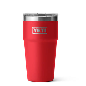 YETI Rambler 20 oz. Stackable Cup with Magslider Lid, Rescue Red