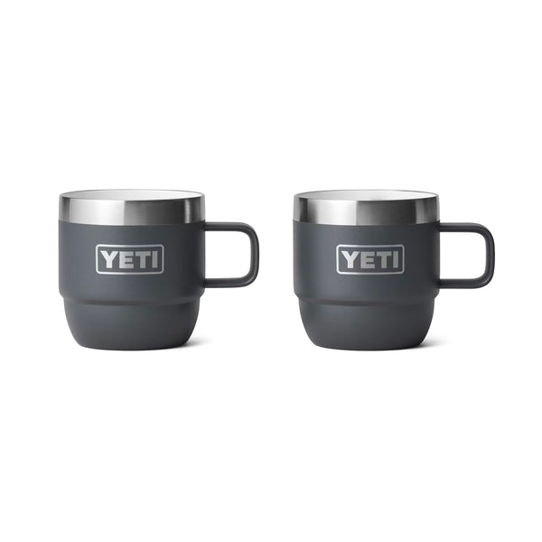 YETI Rambler 6 oz. Espresso Cups Set of 2, Charcoal