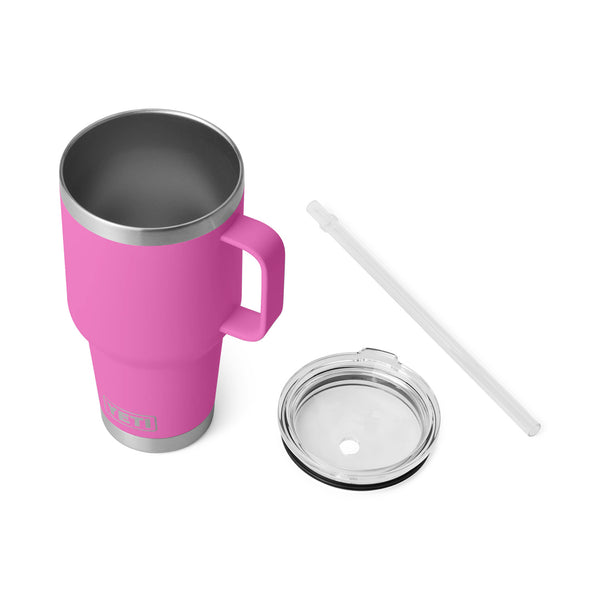 YETI Rambler 35 oz. Mug With Straw Lid, Wildflower Fuchsia