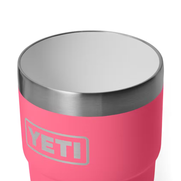 YETI Rambler 8 oz Ceramic Lined Stackable Cup, Tropical Pink