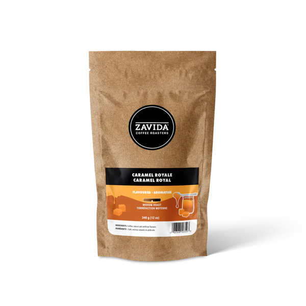 Zavida Caramel Royale Whole Bean Coffee, 12 oz.