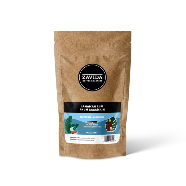 Zavida Jamaican Rum Whole Bean Flavoured Coffee, 12 oz.