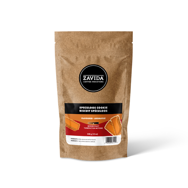 Zavida Speculoos Cookie Whole Bean Flavoured Coffee, 12 oz.