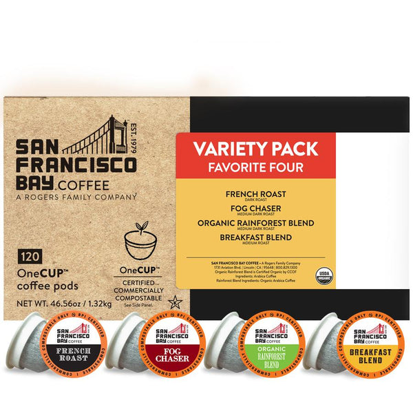 San Francisco Bay Single Favourite Four Serve Coffee Variety 80 Pack