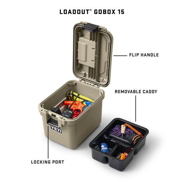 YETI LoadOut 30 GoBox ツールボックス Charcoal-