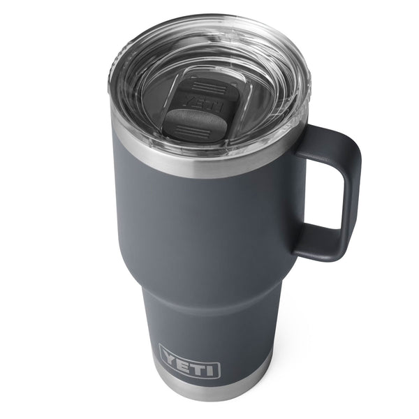 YETI Rambler 30 oz. Travel Mug with Handle, Charcoal