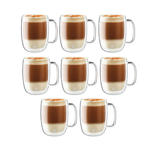 Zwilling Sorrento Double Wall Latte Glass & Straw Set