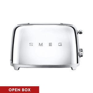 SMEG 4-Slice Toaster, Cream, Black, Green & Blue Colors