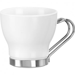 Trudeau Aromateca Oslo White Espresso Cup, 3.75 oz