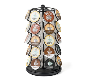 Nifty Solutions 35 Count Coffee Pod K-Cup Carousel, Black